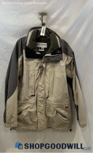 Columbia Men's Beige Insulated Fleece Lined jacket - Sz L