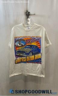 James Dean Run Men's White 2006 27th Annual Graphic VTG T-Shirt - Sz M