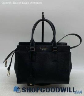 Kate Spade Cameron Black Satchel/Top Handle Bag Womens Leather