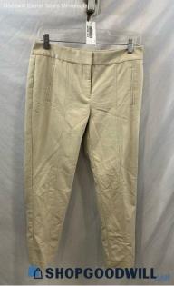 Chico's Women's Tan Slimming Tapered Ankle Chino Pant - Sz 4