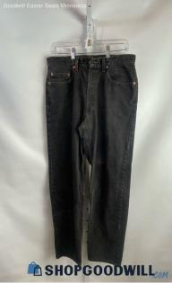 Levi Men's Weathered Black 550 Relaxed Straight Jeans - Sz 34x34