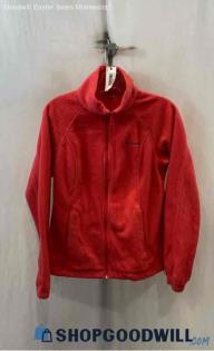 Columbia Women's Red Fleece Sweater - Sz M