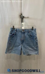 Bonjour Jeans Women's Blue Light Washed Raw Hem VTG Denim Shorts - Sz 9