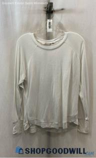 Athleta Women's White Lightweight Sweater - Sz M