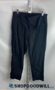 Athleta Women's Black Pull on performance Ankle Pant - Sz P10