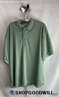 Columbia Men's Sage Green Active Polo Shirt - Sz L