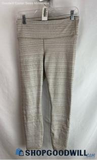 Athleta Women's Biege Ankle Leggings - Sz M