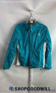 The North Face Women's Blue/White Lightweight Jacket - Sz S