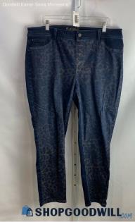 Chico's Women's Dark Blue Straight Leg Jeans - Sz 16