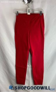 Athleta Women's Red Skinny Pants - Sz 2