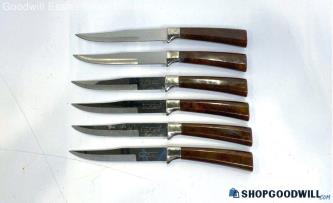 6PC Regent Sheffield Stainless Steel Steak Knife Set