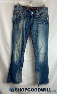 Rock Revival Women's Weathered Blue Bootcut Jeans - Sz 27