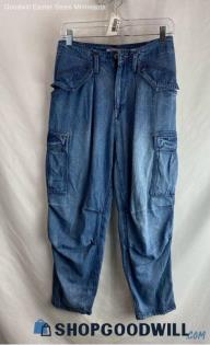 Lucky Brand Women's Blue Ankle Cargo Jeans - Sz 4