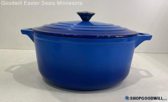 Blue Dutch Oven Used