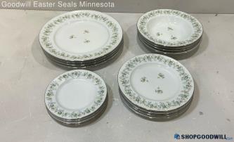 Johann Haviland Bavaria Vtg China Plate & Saucer Lot Of 16 Pickup Only