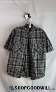 Carhartt Men's Gray Button-Up Shirt - Sz M