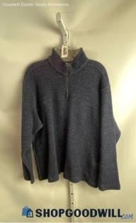 REI Men's Navy 1/4 Zip Sweater - Sz L