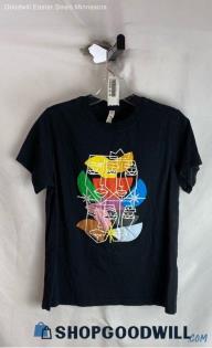 Lululemon Women's Black/Multicolor Graphic T-Shirt - Sz 2