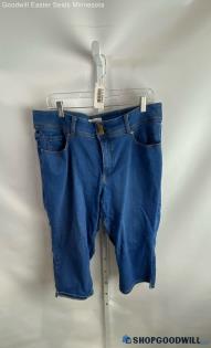 Lane Bryant Women's Blue Capri Jean - Sz 16