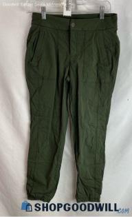 Athleta Women's Army Green Ripstop Tech Joggers - Sz 2