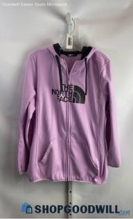 The North Face Women's Purple Full Zip Sweater - Sz XL