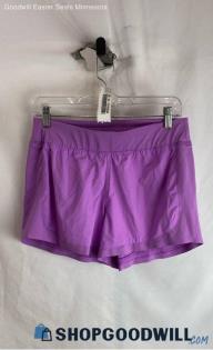 Athleta Women's Lavender Pull on Performance Shorts - Sz S