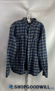 Columbia Men's Blue Plaid Flannel - Sz XL