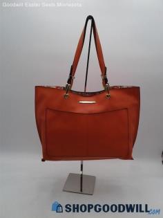 Steve Madden Coral Faux Leather Tote Handbag Purse