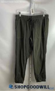 Athleta Women's Charcoal Gray Pull on Twill Ankle Pant - Sz 10