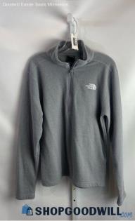 The North Face Men's Gray Half Zip Sweater - Sz M