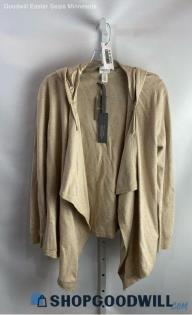 Chico's Women's Tan/Cream Cardigan Blouse - Sz OS