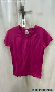 Athleta Women's Magenta Pink Fitted Performance T-shirt - Sz L