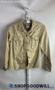 Columbia Women's Beige Button Up Jacket - Sz M