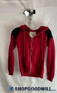 True Religion Women's Red/Black Full Zip Sweater - Sz XS