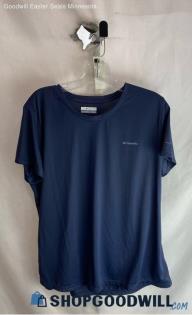 Columbia Men's Blue Tech Shirt - Sz XL