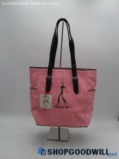 Sunny Hawaii Pink Nylon Tote Handbag Purse