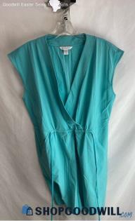 Athleta Women's Blue Crossover Romper - Sz M