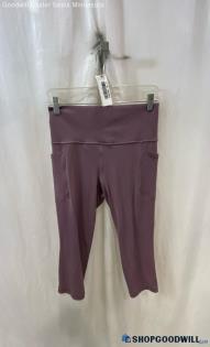 Athleta Women's Mauve Pocketed Capri Leggings - Sz M