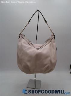 Jessica Simpson Ivory Faux Leather Hobo Shoulder Bag Handbag Purse