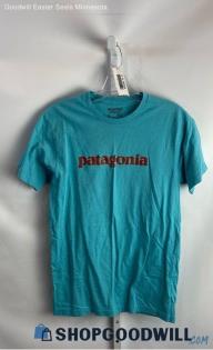 Patagonia Men's Light Blue T-shirt - Sz M