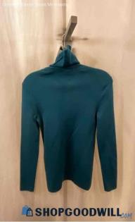 Chico's Women's Blue Turtle Neck Pullover Sweater - Sz S