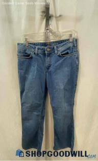 Carhartt Women's Blue Wash Cotton Jeans - Sz 10S