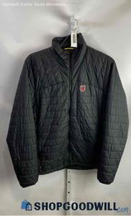 Fjallraven Men's Black Lightweight Full Zip Jacket - Sz L