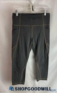 Athleta Women's Graphite Gray Capri Leggings - Sz M