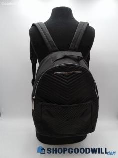 Steve Madden Black Faux Leather Backpack Handbag Purse