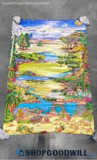 Beanie Babies Ty Official Club Kids Toys 32"x49" Nature Landscape Poster Decor