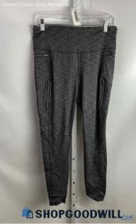 Athleta Women's Graphite Gray Heathered Leggings - Sz M