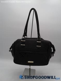 Steve Madden Black Faux Leather Shoulder Bag Handbag Purse