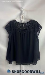 Torrid Women's Black Lace Blouse - Sz 1