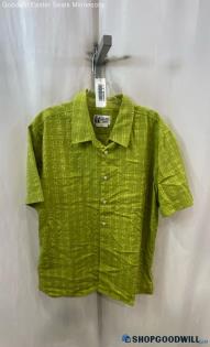 MArmot Men's Green Gridline Button Up Shirt - Sz L